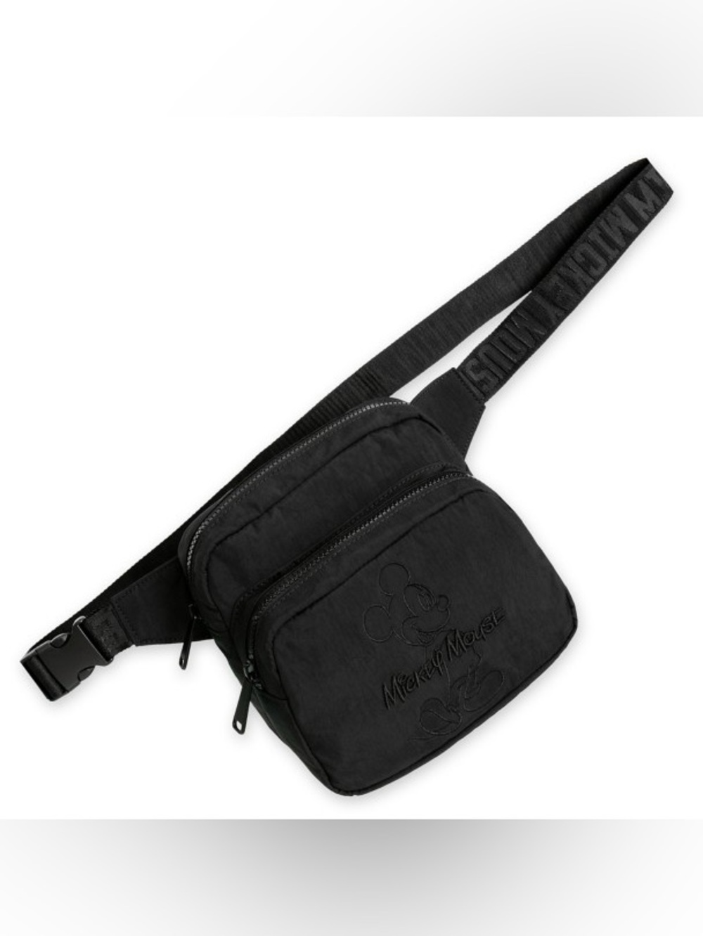 Mickey Mouse Black Standing Hip Pack